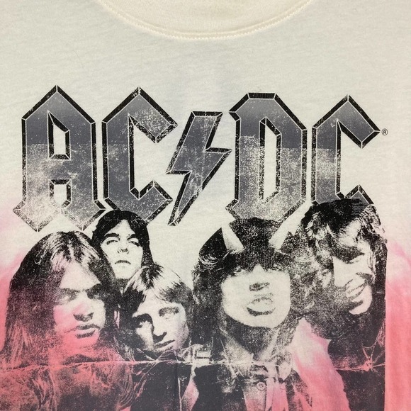 AC/CD Highway to Hell Tour '79 Reprint Tie Dye Wash Graphic Tee Size M Unisex - Picture 7 of 10